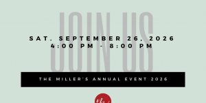 THE MILLER'S ANNUAL EVENT 2026