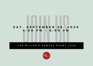 THE MILLER'S ANNUAL EVENT 2026