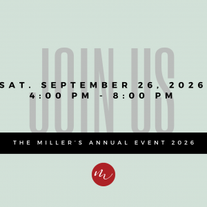 THE MILLER'S ANNUAL EVENT 2026